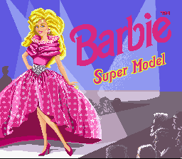 Barbie Super Model (USA) Title Screen